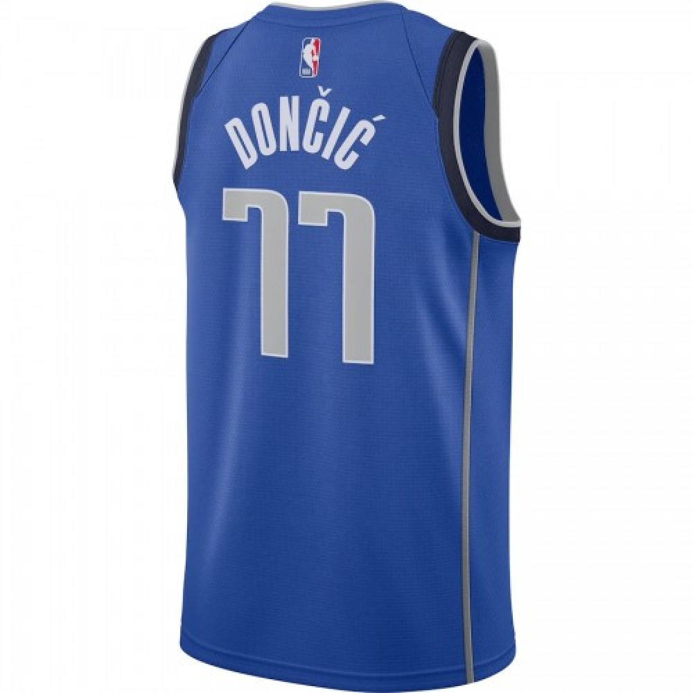 Men's Dallas Mavericks Luka Doncic #77 Royal 2020/21 Swingman Jersey - Icon Edition-Pro Kit Vault | Brand New 26/27 Sports Jerseys